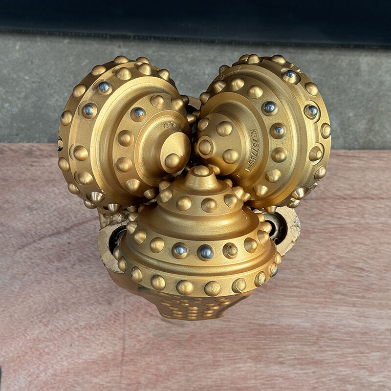 مته حفاری سه مخروطی دندانه فولادی 6.5 اینچی IADC637 برای حفاری سریع در سازندهای نرم