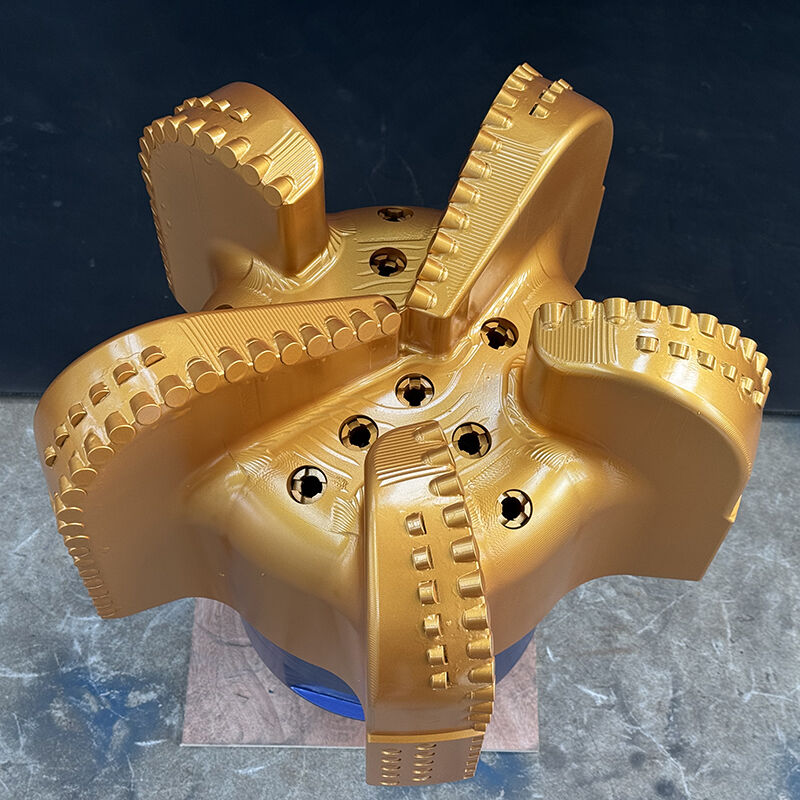 چاه نفت آب 5 تیغه دو ردیف برش دهنده الماس Pdc حفاری قطعات قطعات برای فروش