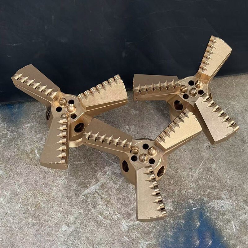 9 7/8”3 Blades PDC Diamond Bit PDC Drag Bit for Bore Hole Drilling